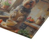Skye Terrier Kookt in Keuken Snijplank (Hoek)