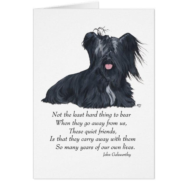 Skye Terrier Memory (Voorkant)