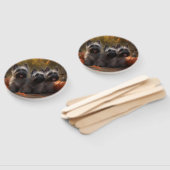 Skye Terrier Puppy Herfst Delight Pompoen Handwaaier (Niet-gemonteerd)