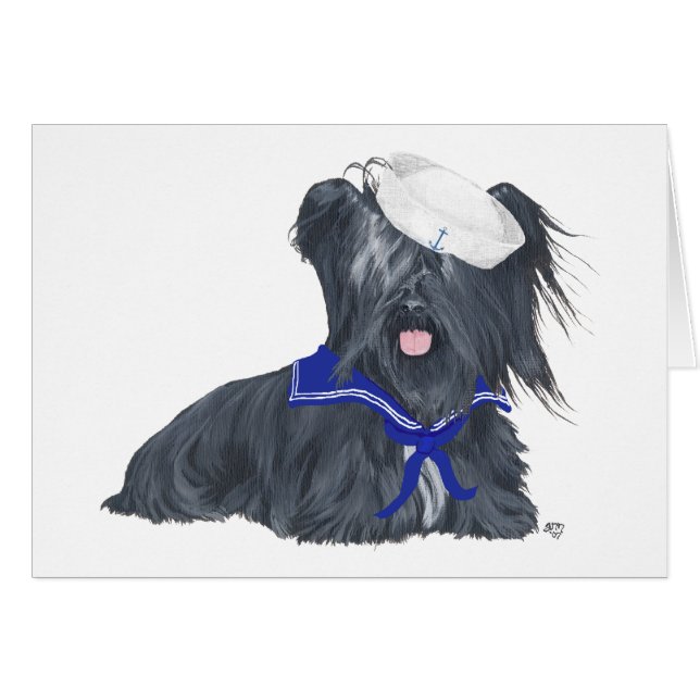 Skye Terrier Sailor (Voorkant Horizontaal)