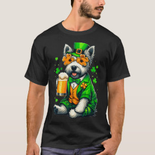 Skye Terrier Saint Paddys Day kostuum voor liefheb T-shirt