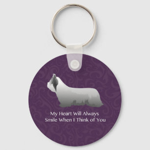 Skye Terrier Thinking of You Design Sleutelhanger