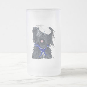Skye Terrier Zeiler Matglas Bierpul