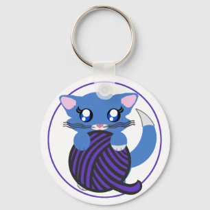 Skye Toon Kat Kitten Sleutelhanger