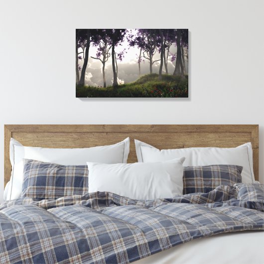 Skygate (Lente) Canvas Afdruk (Insitu (Slaapkamer))