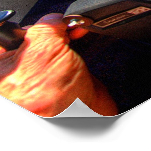 Skyhawk Cockpit in HDR. Poster (Hoek)