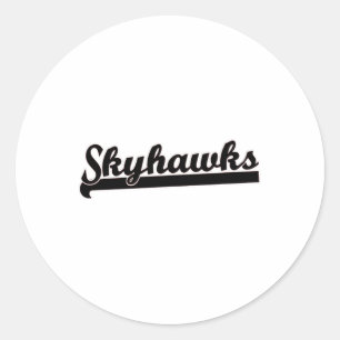Skyhawks Lacrosse Volleybal Skydiving Basketbal Ronde Sticker
