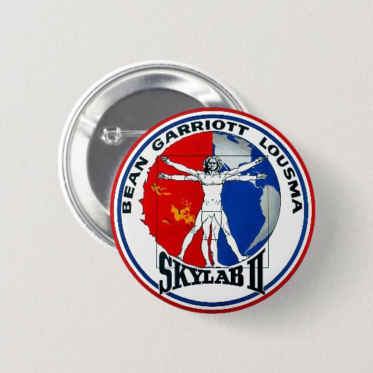 Skylab 2 Mission Patch Ronde Button 5,7 Cm (Voorkant /achterkant)