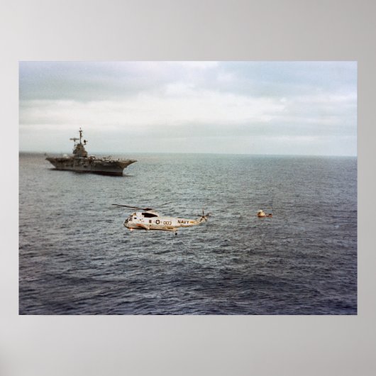 Skylab 2 Splashdown & Recovery Poster (Voorkant)