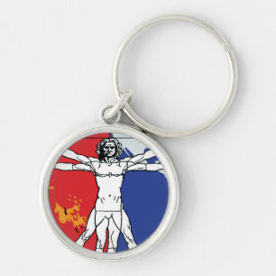 Skylab 2 Vitruvian Man Mission Patch Logo Sleutelhanger
