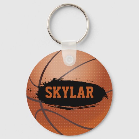 Skylar Grunge Basketball Sleutelhanger / Keyring (Voorkant)
