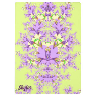 SKYLAR ~ Mauve, Geel Groen Bloemen Klembord
