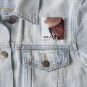 SKYLAR VIERKANTE BUTTON 5,1 CM (In situ)