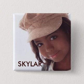 SKYLAR VIERKANTE BUTTON 5,1 CM