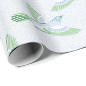 Skylark in Slate and Green Cadeaupapier (Rol Hoek)