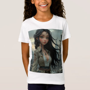 Skyler: De Avonturier in een Vergeten Stad T-shirt