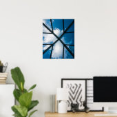 Skylight en Clouds Poster (Thuiskantoor)