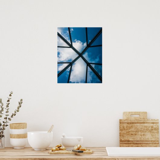 Skylight en Clouds Poster (Keuken)