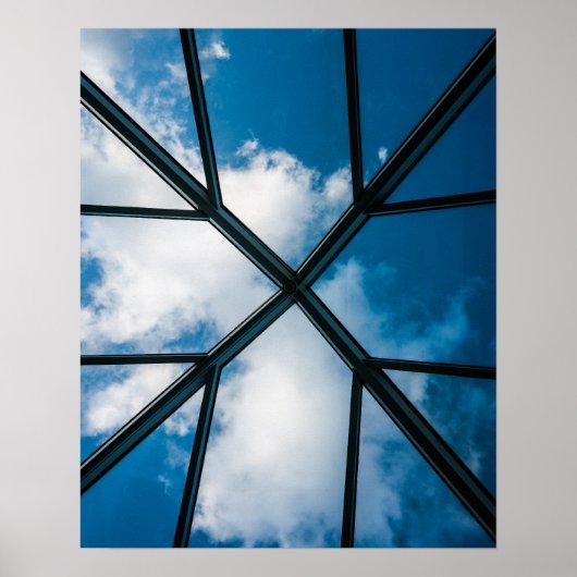 Skylight en Clouds Poster (Voorkant)