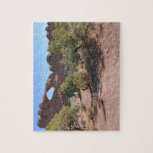 Skyline Arch in het Arches National Park Legpuzzel (Verticaal)