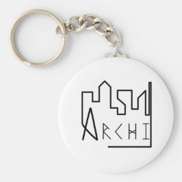 Skyline-architectuur Sleutelhanger