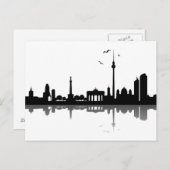 Skyline Berlin Briefkaart (Voorkant / Achterkant)