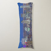 Skyline bij twilight 2 lichaamskussen (Voorkant Verticaal)