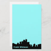 Skyline briefpapier (Voorkant / Achterkant)