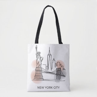 Skyline Canvas tas voor vrouwen
