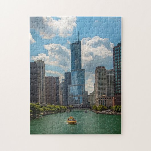 Skyline Chicago Legpuzzel (Verticaal)