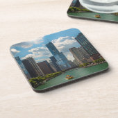 Skyline Chicago Onderzetter (Linkerzijde)