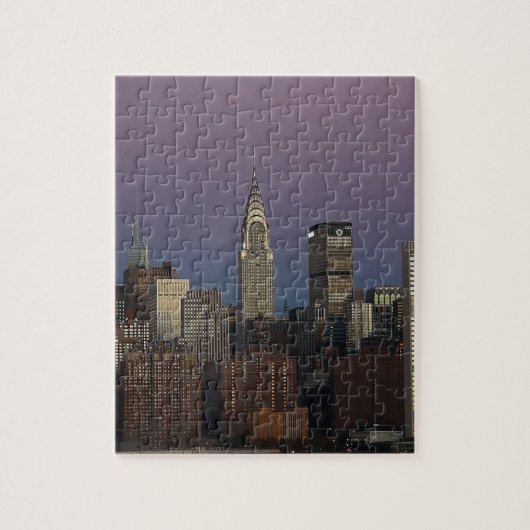 Skyline City Manhattan New York Legpuzzel (Verticaal)