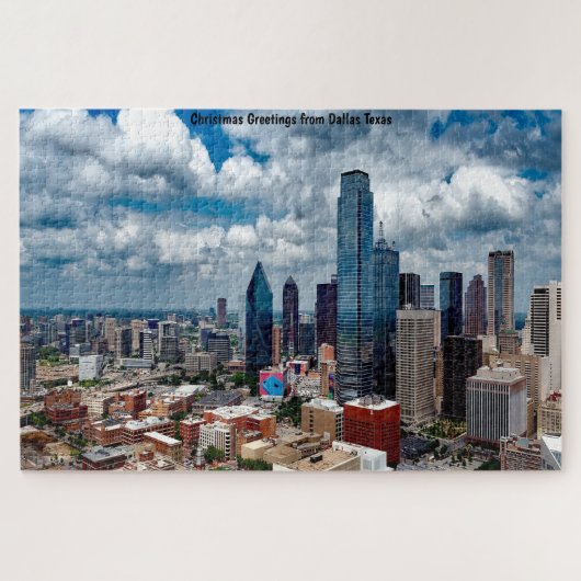 Skyline Dallas Texas. Jigsaw Puzzle (Horizontal)