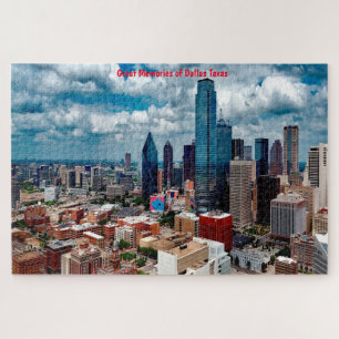 Skyline Dallas Texas. Legpuzzel