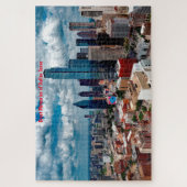 Skyline Dallas Texas. Puzzle (Vertical)