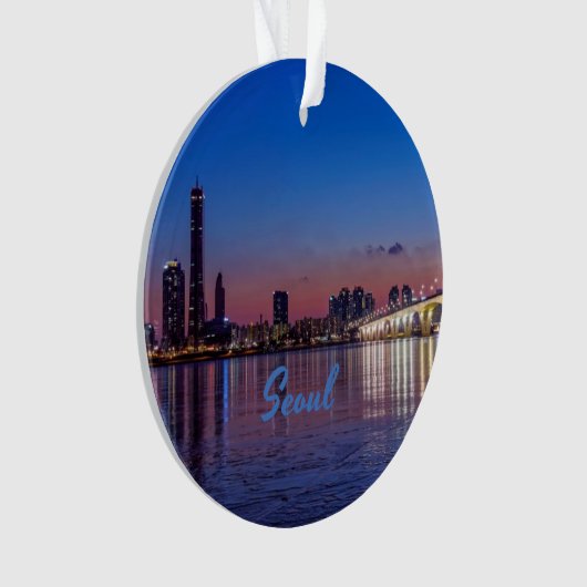 Skyline de la capitale sud-coréenne de Séoul (devant)