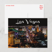 Skyline de Las Vegas, Nevada Casino Carte postale (Devant / Derrière)