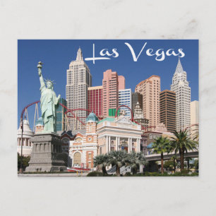 Skyline de Las Vegas, Nevada Casino Carte postale