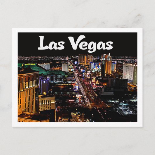 Skyline de Las Vegas, Nevada Casino Carte postale (Devant)
