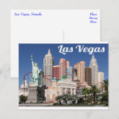 Skyline de Las Vegas, Nevada Casino Carte postale (Devant / Derrière)