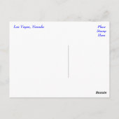 Skyline de Las Vegas, Nevada Casino Carte postale (Dos)