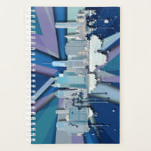 Skyline de New York | Bleu 3D (Devant)