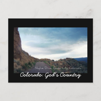 Skyline Drive, Canon City, Colorado Briefkaart