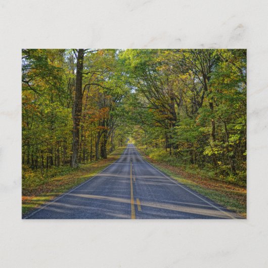 Skyline Drive, Nationaal Park Shenandoah #1 Briefkaart (Voorkant)