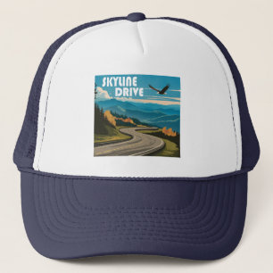 Skyline Drive Virginia Eagle Trucker Pet