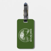 Skyline Drive Virginia Forest Bagagelabel (Achterkant verticaal)