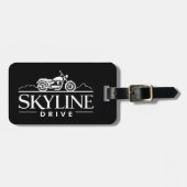 Skyline Drive Virginia Motorcycle Bagagelabel (Voorkant horizontaal)