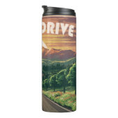 Skyline Drive Virginia Sunset Thermosbeker (Geroteerd rechts)