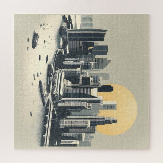 Skyline Fantasy: Singapore's Marina Bay Legpuzzel (Horizontaal)