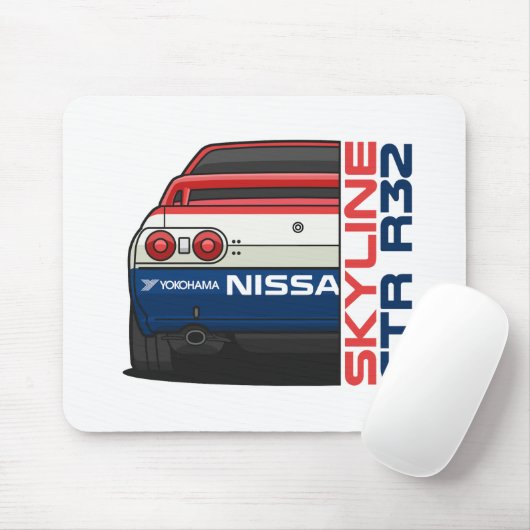 Skyline GT-R Bathurst Livery A Muismat (Met muis)
